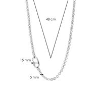 Collana Ti Sento Milano Donna in Argento Zirconia 3958ZI/48 - 3958ZI/48